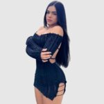 Vestido Crochet Sexy con Aberturas y Espalda Descubierta