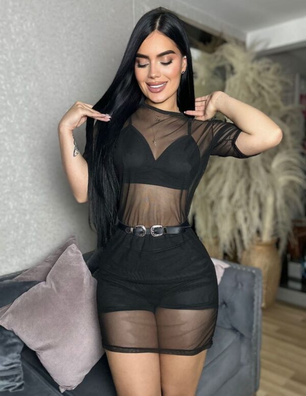 blusa dama malla