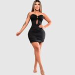 Vestido Loren con Aro | Strapless Elegante – UwU Oficial Colombia
