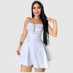 Vestido corto para el día y la noche