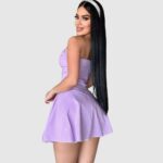 Vestido corto para el día y la noche